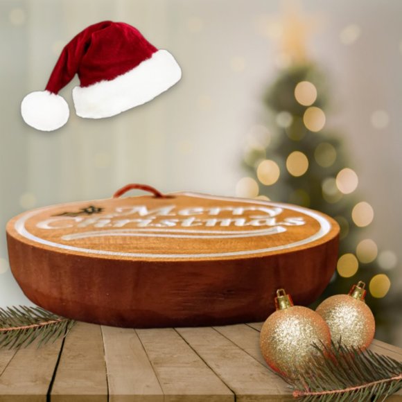 "🎄✨Cherish the Holidays with This Elegant Merry Christmas Ornament! 🎁✨" - Picture 3 of 3